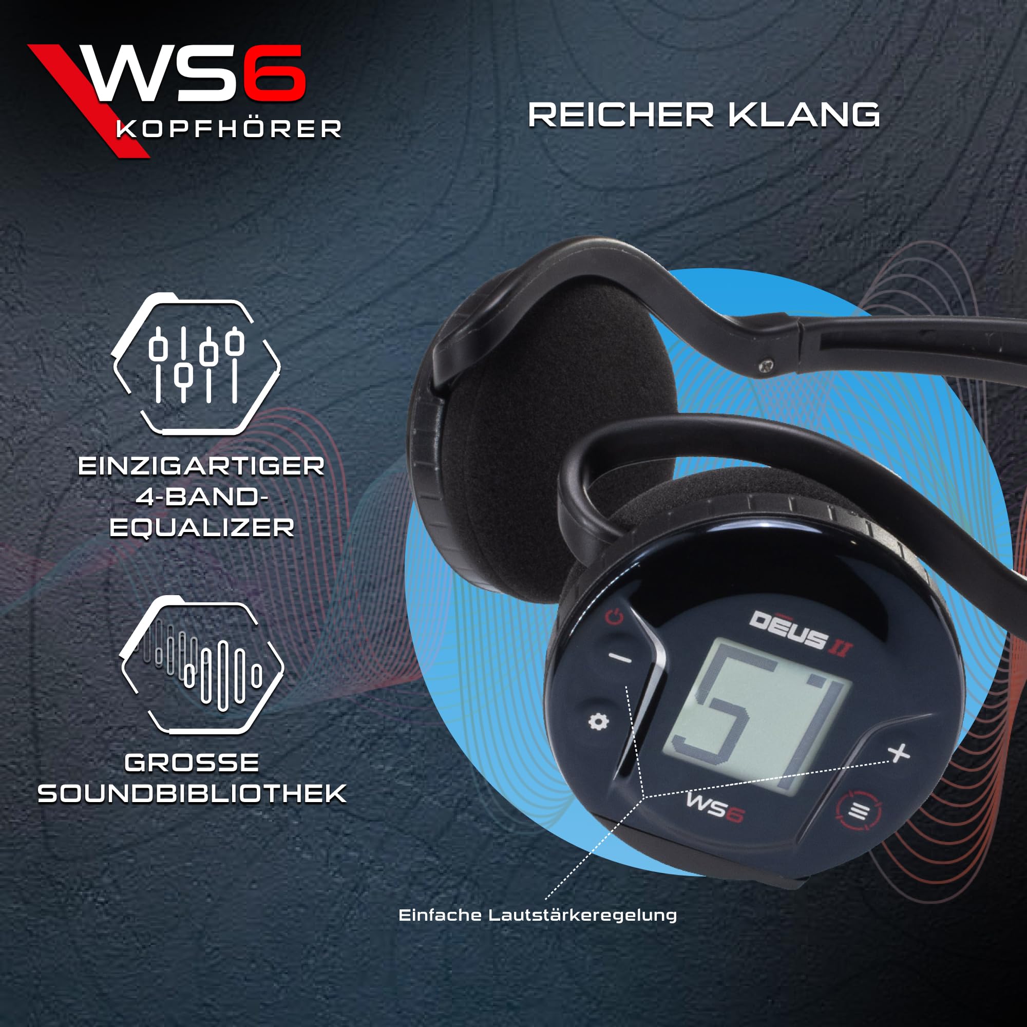 xp-metal-detectors-ws6-kabellose-kopfh-rer-f-r-deus-ii-headset-abnehmbares-steue image 3