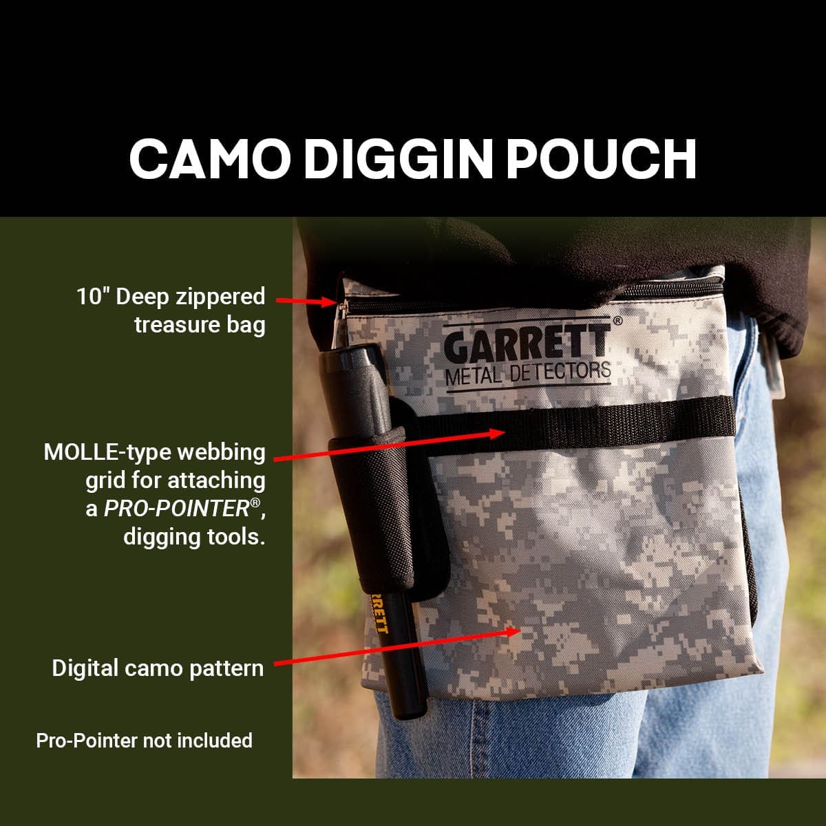garrett-camo-digger-s-pouch-fundtasche-tarn-mit-g-rtel image 2