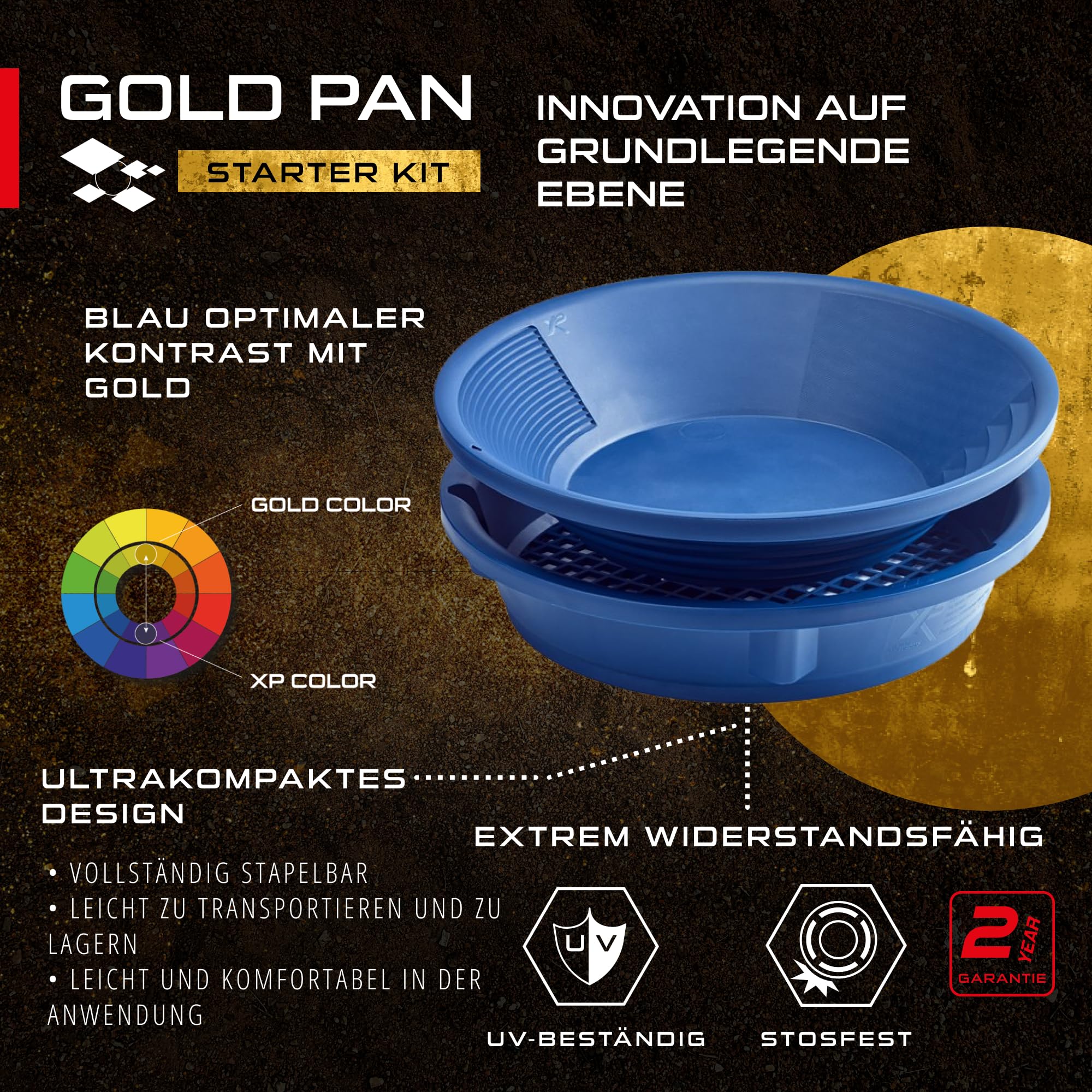 xp-metal-detectors-gp-starter-kit-goldpfanne-15-zoll-starter-set image 3