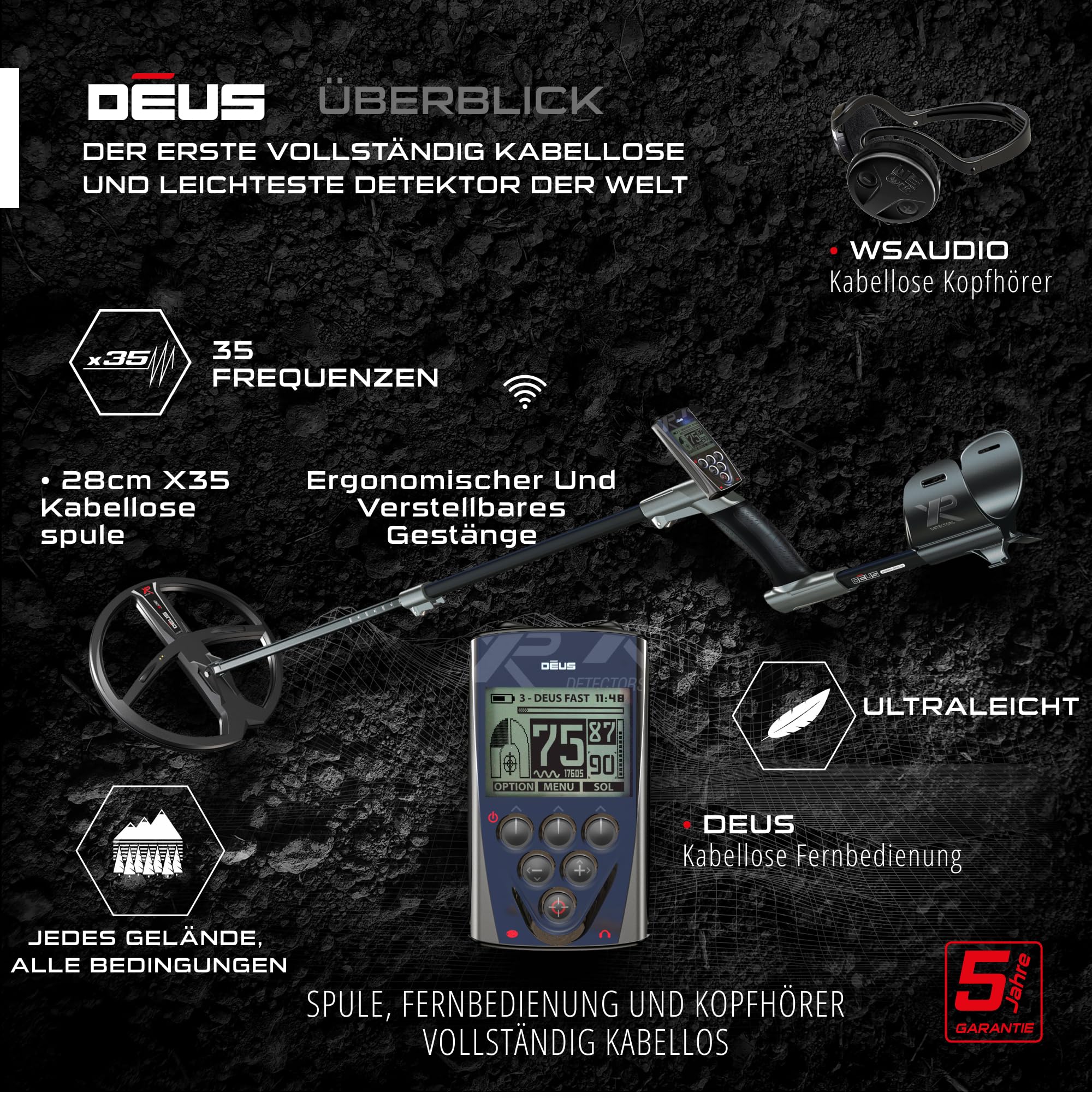 xp-metal-detectors-deus-deus-28x35rc-metalldetektor-mit-x35-28-cm-spule-fernbedi image 2
