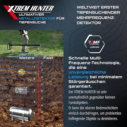 xp-metal-detectors-xtrem-hunter-xtr-115-tiefsuch-metalldetektor-mit-fmf-xtr115tx image 7