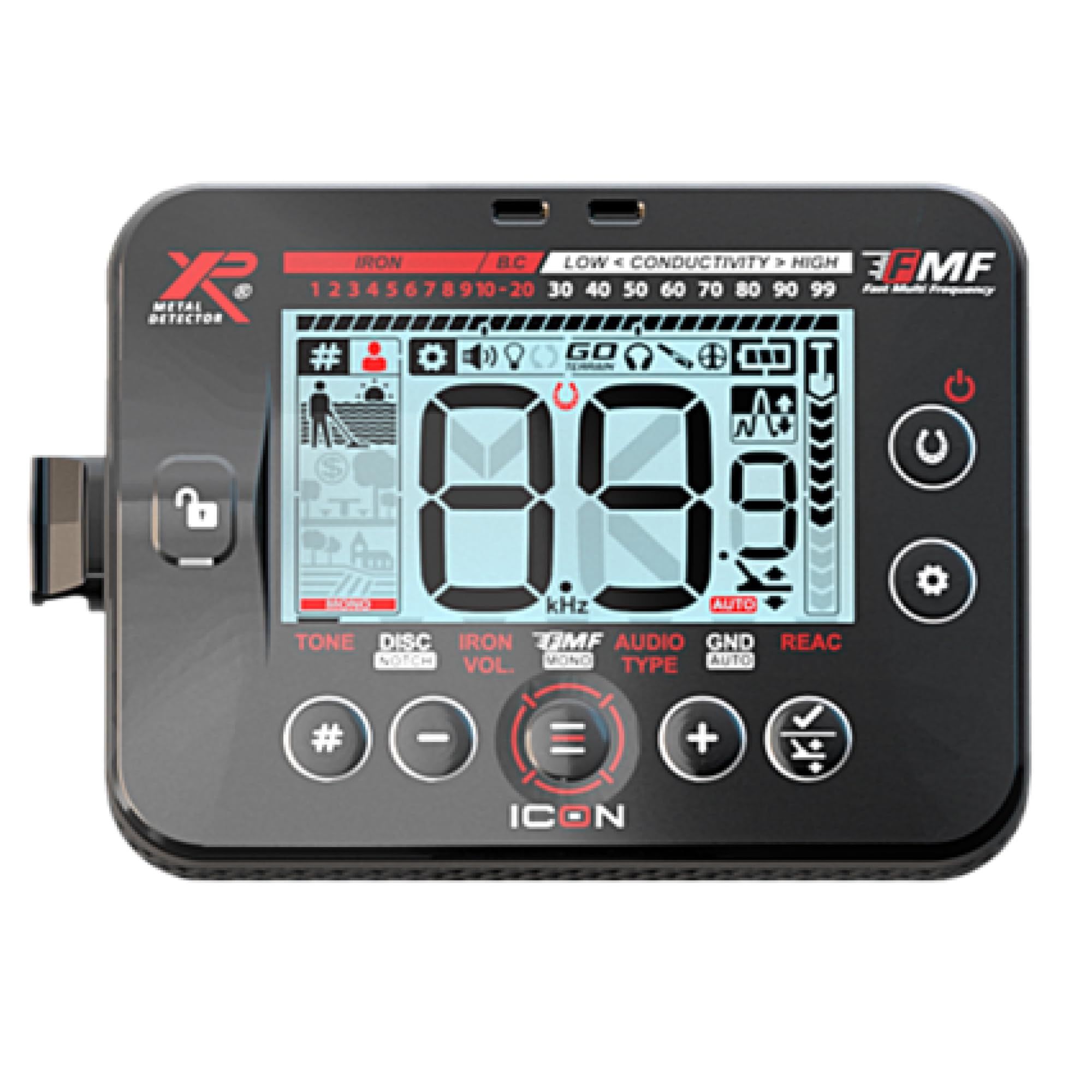 xp-metal-detectors-icon-rc-kabellose-fernbedienung-mit-lcd-f-r-icon-deus-ii image 1