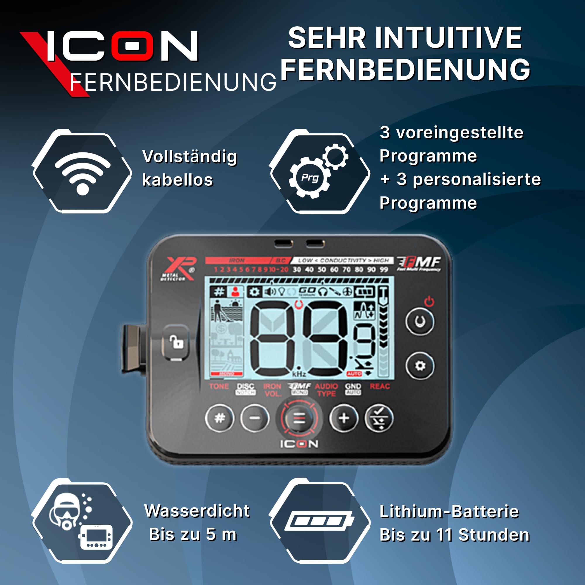 xp-metal-detectors-icon-rc-kabellose-fernbedienung-mit-lcd-f-r-icon-deus-ii image 3