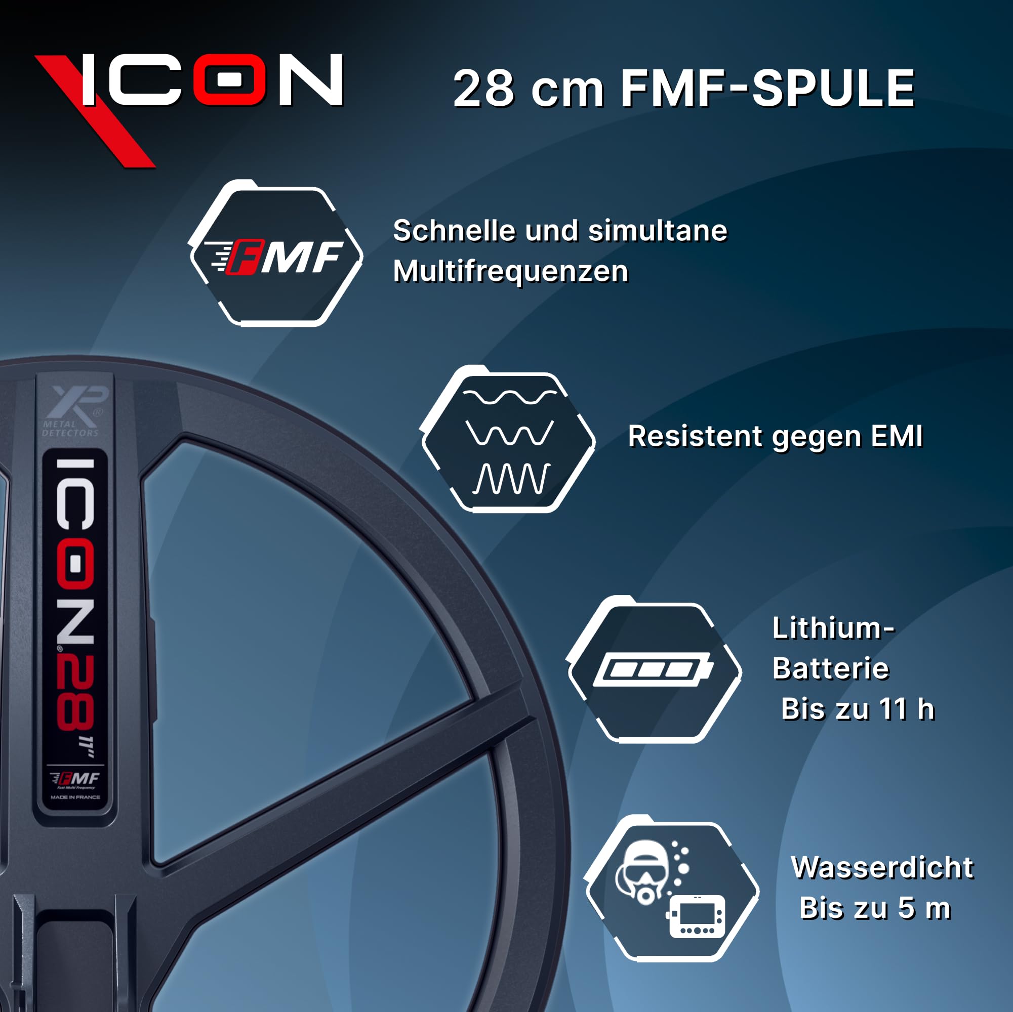 xp-metal-detectors-icon-28fmfrc-multifrequenz-metalldetektor-mit-28-cm-fmf-spule image 5