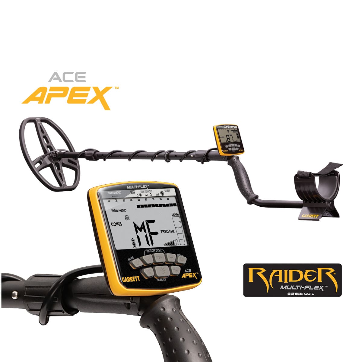 garrett-ace-apex-multi-frequenz-metalldetektor-mit-raider-suchspule image 1