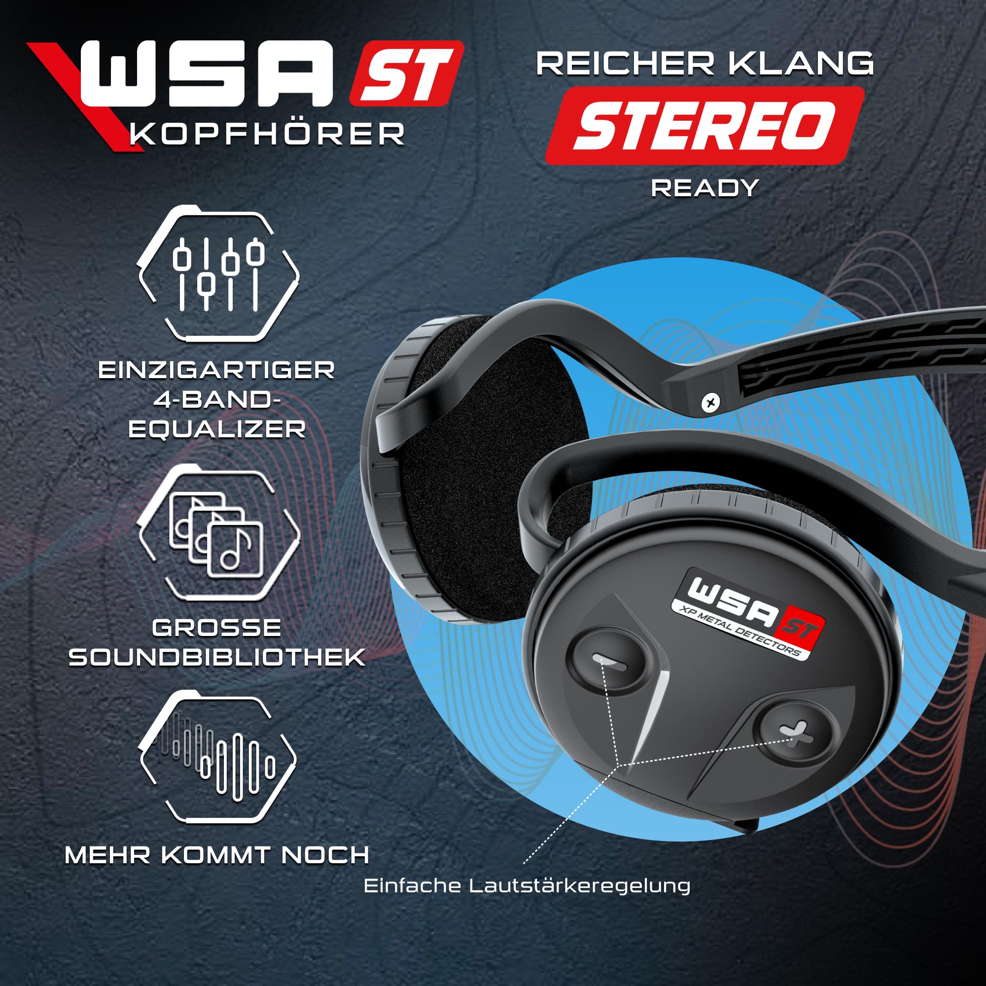 xp-metal-detectors-wsa-st-wsast-kabelloser-stereo-kopfh-rer-f-r-deus-ii image 2