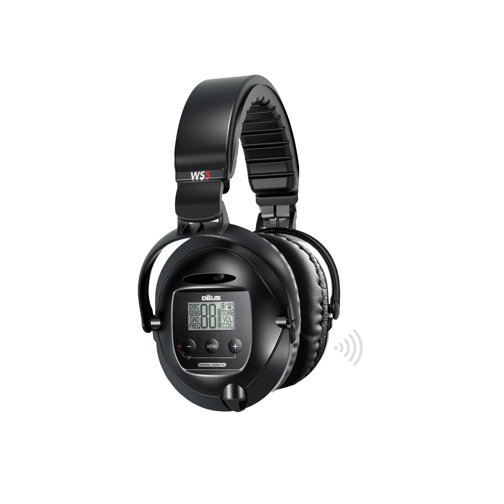 xp-metal-detectors-ws5-kabellose-kopfh-rer-f-r-deus-vollschalen-headset-spritzwa image 1