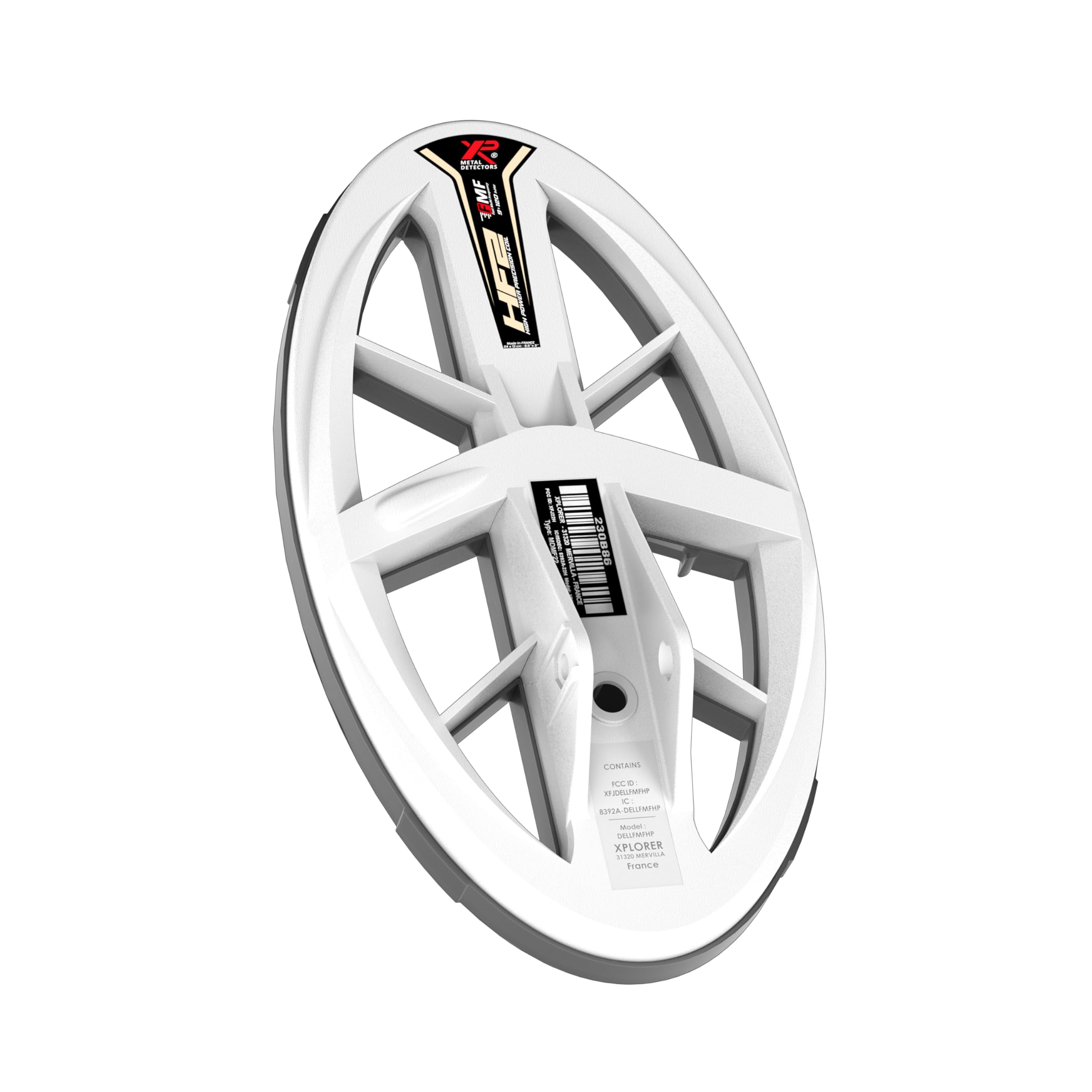 xp-metal-detectors-hf2-suchspule-24x13-cm-fmf-dellfmfhp-elliptische-spule-f-r-de image 1