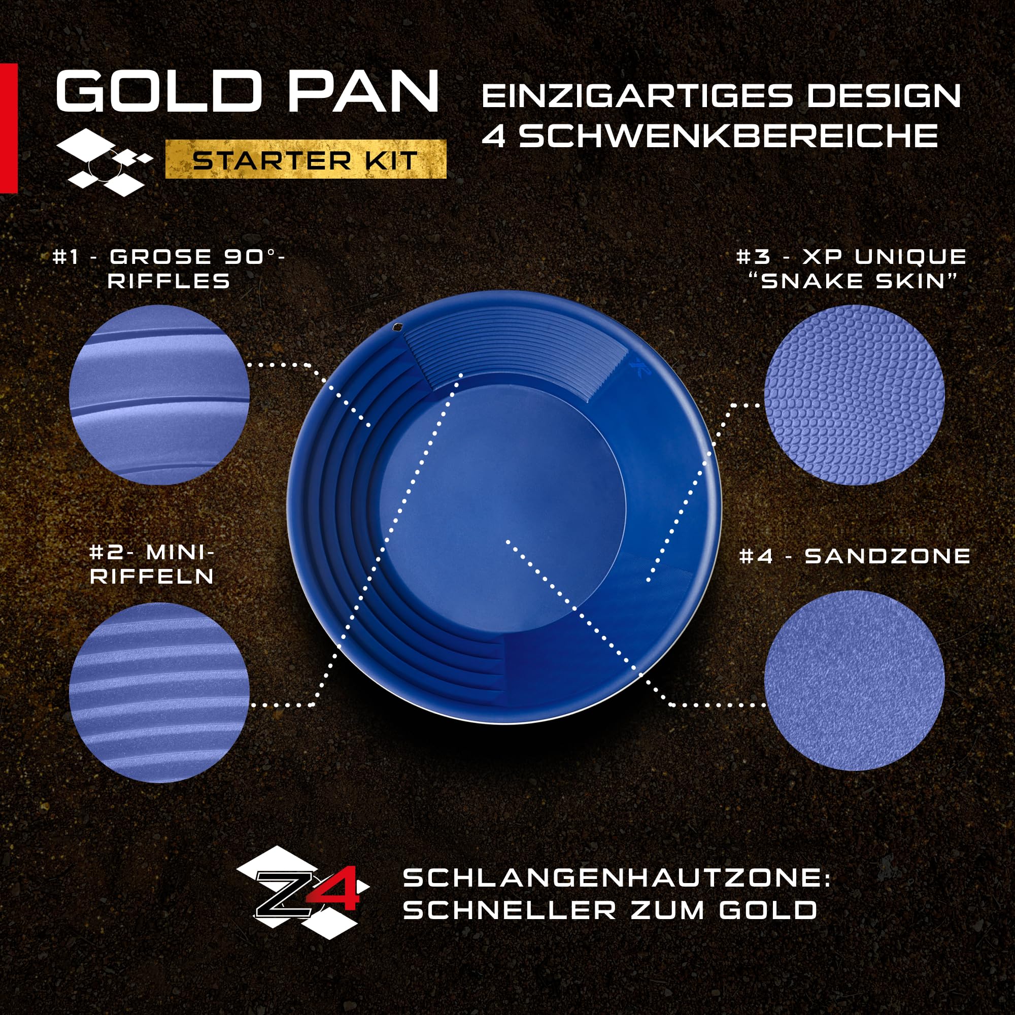 xp-metal-detectors-gp-starter-kit-goldpfanne-15-zoll-starter-set image 5