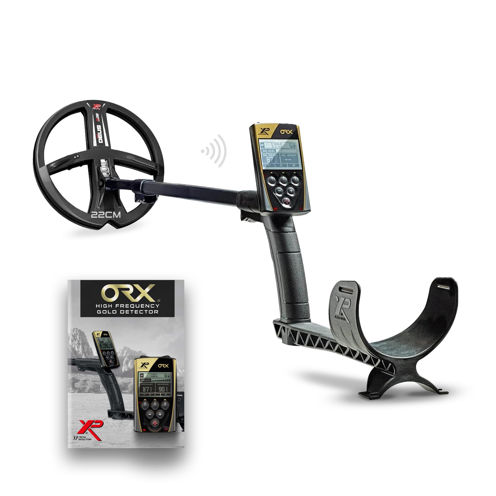 xp-metal-detectors-orx-metalldetektor-orx-22x35rc-goldsuche-22-cm-x35-spule-mit- image 1